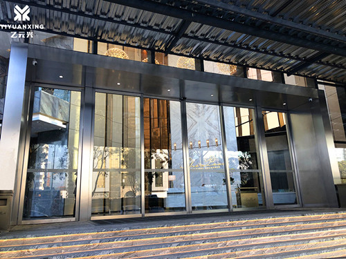 自動門-深圳紫元元公司大廳案例圖片 自動門-深圳紫元元公司大廳案例圖片